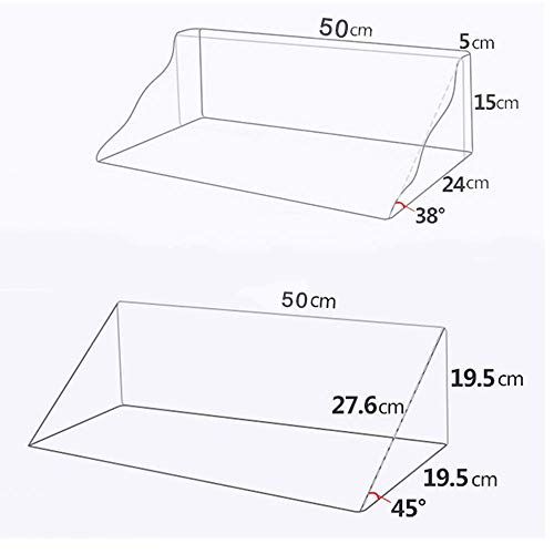 90GJ Paciente entregado Cuidado colchón médico Cama de Almohada triángulo Ancianos hogar antiescaras cojín Lateral médica