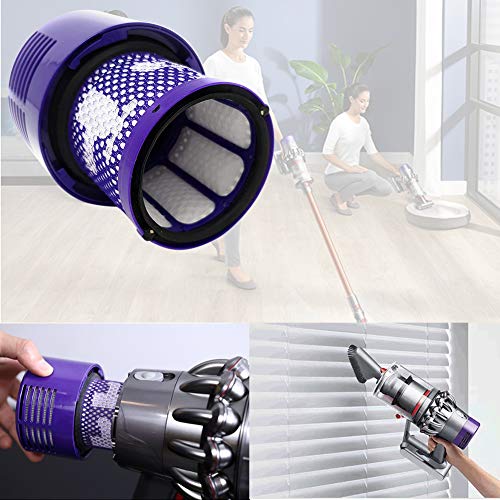ABClife Filtro Lavable para Aspiradora Dyson V10 SV12 Cyclone Animal Absolute Total Clean Reemplace # DY-969082-01