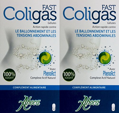 Aboca Coligas Fast 30 gélules – Juego de 2