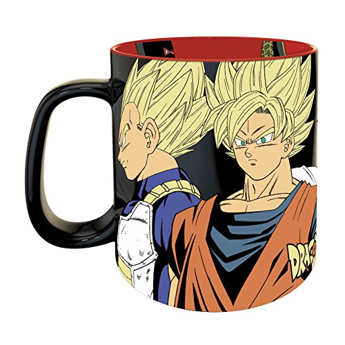 ABYstyle - DRAGON BALL - Taza Premium - 460 ml - Saiyans vs Cyborgs