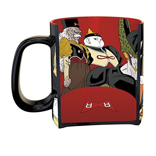 ABYstyle - DRAGON BALL - Taza Premium - 460 ml - Saiyans vs Cyborgs