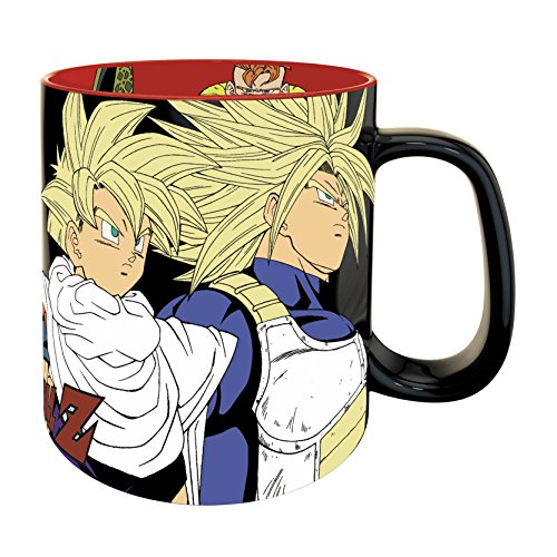 ABYstyle - DRAGON BALL - Taza Premium - 460 ml - Saiyans vs Cyborgs