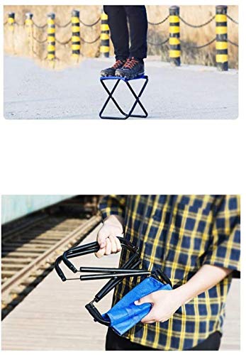 Acampa plegable Taburete, portable de la pesca Silla otomana que acampa yendo de jardinería y playa, asiento y bolsa de almacenamiento (color: 1 unidad C), Color: 2 Piezas C ( Color : 2 Pieces B )