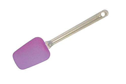 ACC028 Espátula/Cuchara de silcona, 255 mm, Color Violeta