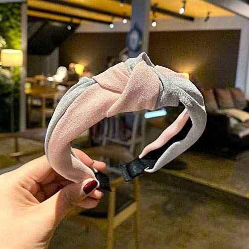 Accesorios Para El Cabello Diadema Para Mujer Red Roja Simple Color A Juego Accesorios Para El Cabello Cabello A Presión Antideslizante Atado Lavado De Cabello Diadema Paquete De Cabello Horquilla Jo