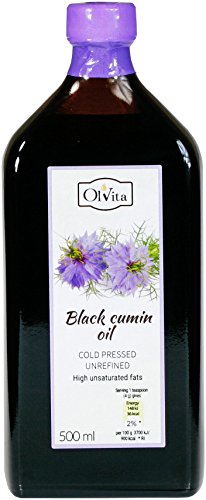 Aceite de comino negro crudo prensado en frío Ol'Vita 500 ml