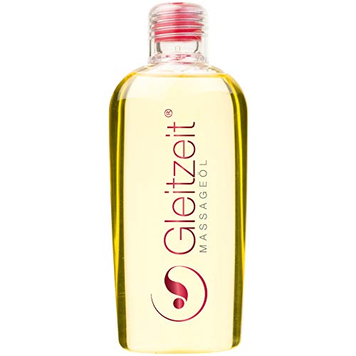 Aceite de masaje PREMIUM Gleitzeit 200 ml para estrías del embarazo u otras y cicatrices para masajes perineales y de pareja