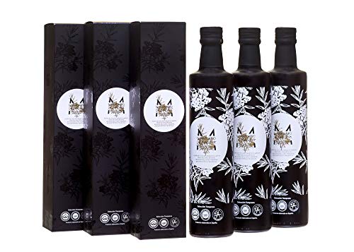 Aceite de Oliva Virgen Extra Selección Temprana El Santuario de Magina con Denominacion de Origen Protegida Sierra Magina molturación en Frío AOVE Premium Verde