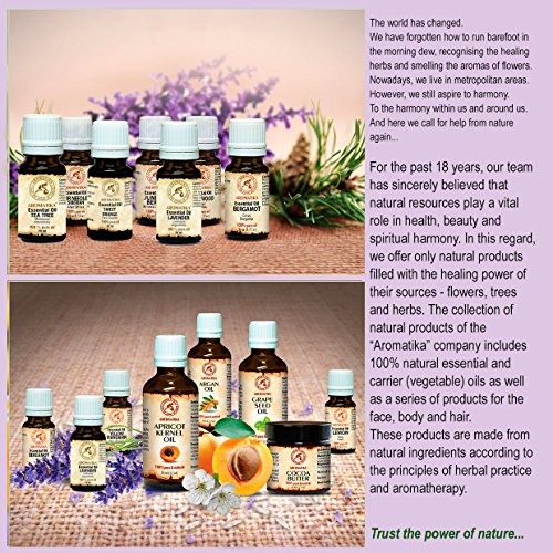 Aceite Esencial Lavanda 20ml - Lavandula Angustifolia - Bulgaria - 100% Puro - Sin Diluir - usos para Aliviar el Estrés - Calmar - Dormir Bien - Mejor para Relax - Masaje - Difusor & Lámparas de Aroma