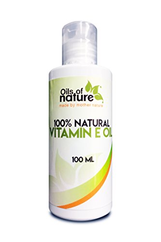 Aceite Natural de Vitamina E – Método Natural de Extracción con Presión en frío – Ideal para Rostro, Pelo y Piel – Perfecto para Cicatrices, Acné, Estrías y Arrugas – LUJOSA Loción de 100ml