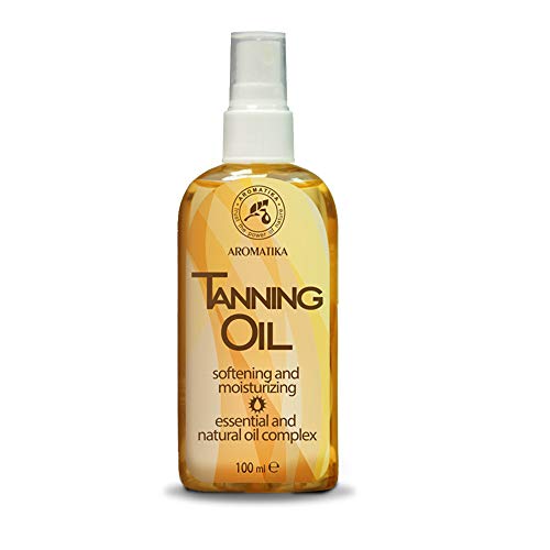 Aceite Protector Solar 100ml - 100% Puro y Natural con Aceite de Almendras - Jojoba - Zanahorias - Nutrición e Hidratación - Bronceado Acelerado - Radiación Saludable - Protector Solar SPF Moderado