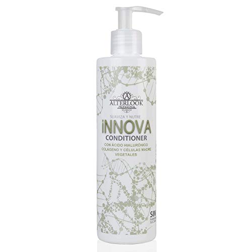 Acondicionador hidratante tratamiento profesional con ácido hialurónico, colágeno y células madres vegetales sin sulfatos sin parabenos INNOVA 300ml