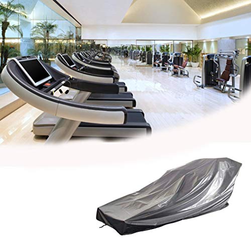ACORRA Funda impermeable para cinta de correr para almacenamiento exterior, a prueba de polvo, resistente a la humedad, tela Oxford duradera, cubierta protectora para máquina de correr
