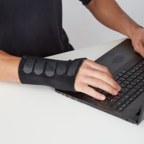 Actesso Órtesis Muñequera Avanzada Férula - Alivio del Dolor de Túnel Carpiano, Dolor de Muñeca, Tendinitis y Esguinces (XL Derecha)
