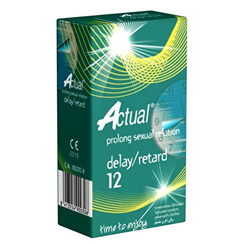 Actual Delay/Retard - 12 condones, ritardantes, con lidocaina