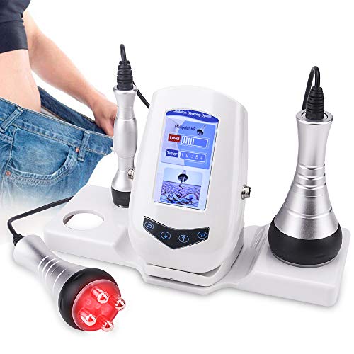 【Actualizado】40K Cavitación Ultrasónica Máquina,Máquina adelgazante 3 en 1 con RF para eliminación de grasa, estiramiento de la piel contra la pérdida de peso contra la celulitis