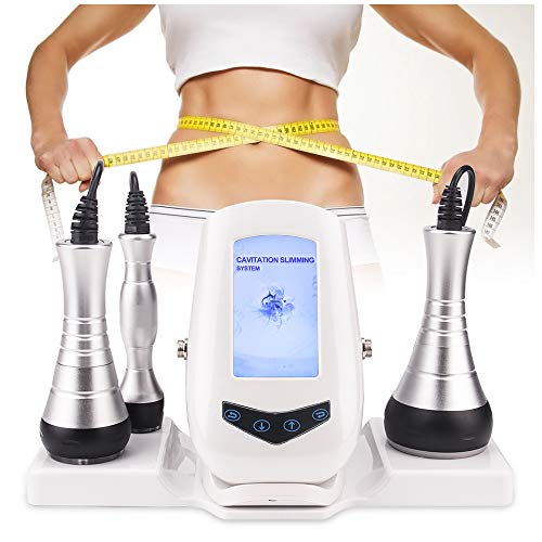 【Actualizado】40K Cavitación Ultrasónica Máquina,Máquina adelgazante 3 en 1 con RF para eliminación de grasa, estiramiento de la piel contra la pérdida de peso contra la celulitis