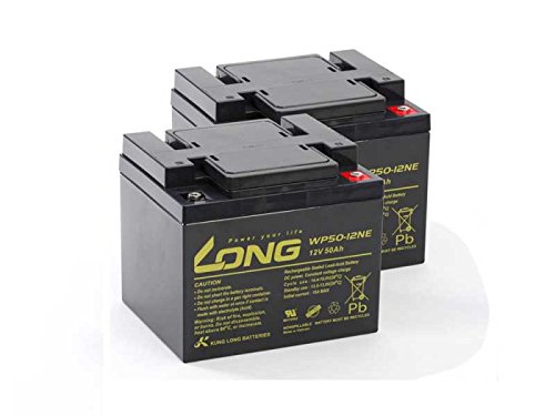 Acumulador betaziano Sunrise Medical Quickie Tango 2 x 12 V 50Ah 24 V Rollstuhl Elektromobil e-Scooter