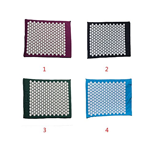 Acupresión Esterilla para Espalda/Cuerpo Dolor Tratamiento, Relajación, Mindfulness, Crónico Cuello Espalda Cabeza Alivio Del Dolor - Morado