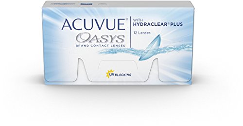 ACUVUE® OASYS with HYDRACLEAR® PLUS - Lentillas quincenales - protección UV - 12 lentes