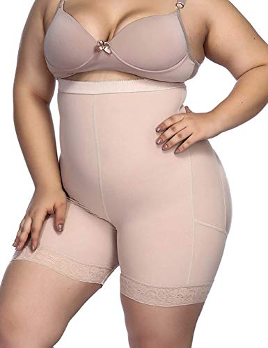 Adelgazante para Mujer Fajas Reductoras Cuerpo de Cintura Alta Control de Abdomen Adelgazamiento para Muslos