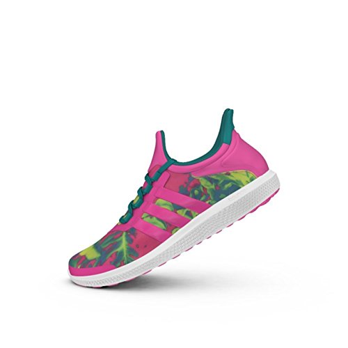 adidas CC Sonic W, Zapatillas de Tenis para Mujer, Rosa/Verde (Rosimp/Rosimp/Eqtver), 38 2/3 EU