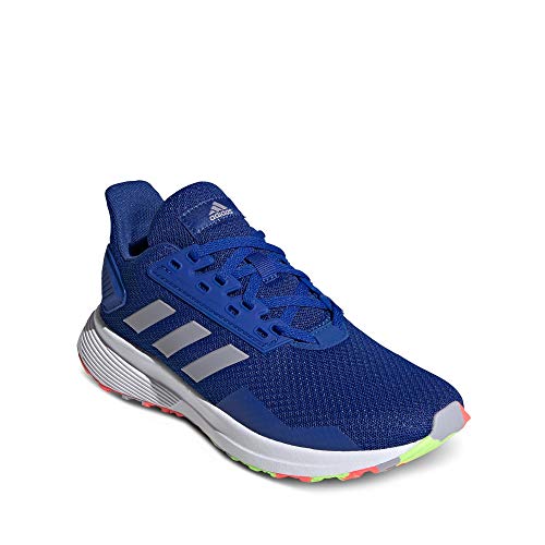 adidas Duramo 9, Running Shoe Unisex-Child, Team Royal Blue/Glory Grey/Signal Green, 38 EU