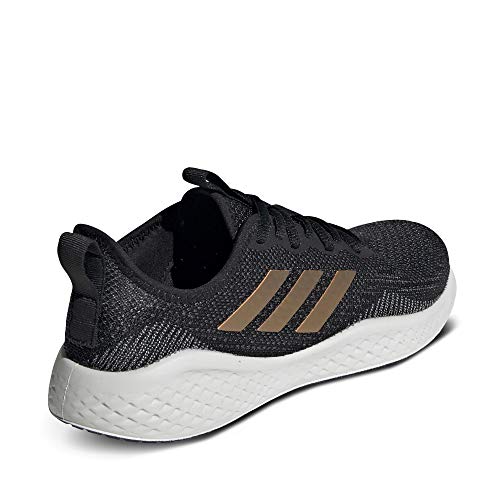 Adidas FLUIDFLOW, Zapatillas para Correr para Mujer, Core Black/Tactile Gold Met. F17/GREY Six, 36.67 EU