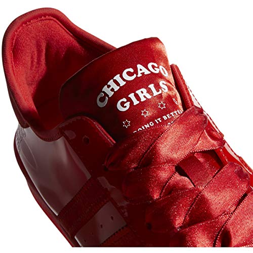 adidas Originals Superstar Tenis para mujer, Rojo (Rojo exuberante/blanco nube/rojo exuberante), 43 EU
