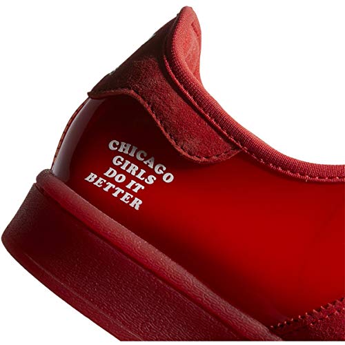adidas Originals Superstar Tenis para mujer, Rojo (Rojo exuberante/blanco nube/rojo exuberante), 43 EU