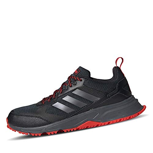 Adidas Rockadia Trail 3.0, Zapatillas Running Hombre, Negro (Core Black/Night Met./Active Red), 48 EU