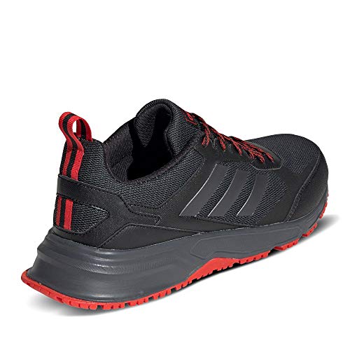 Adidas Rockadia Trail 3.0, Zapatillas Running Hombre, Negro (Core Black/Night Met./Active Red), 48 EU