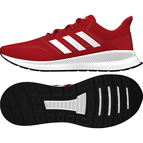 adidas Runfalcon, Zapatillas de Running para Hombre, Rojo (Active Red/ Ftwr White/ Core Black), 45 1/3 EU