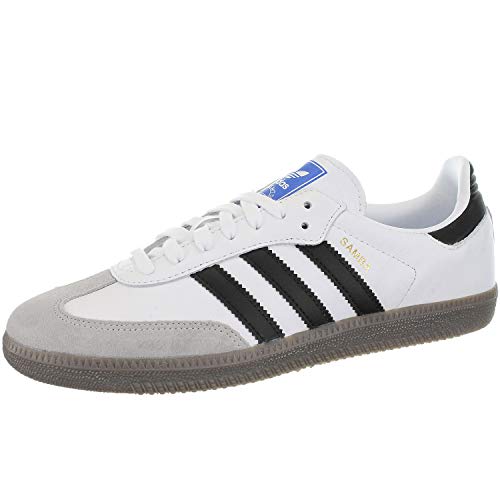 Adidas Samba OG, Zapatillas de Gimnasia para Hombre, Blanco (Footwear White/Core Black/Clear Granite 0), 40 EU