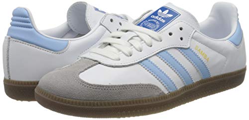 adidas Samba OG, Zapatillas de Gimnasio para Hombre, FTWR White/Clear Sky/Clear Granite, 39 1/3 EU