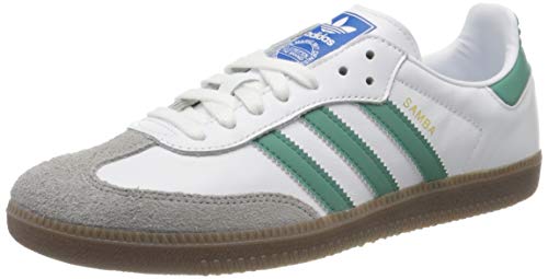 adidas Samba OG, Zapatillas de Gimnasio para Hombre, FTWR White/Future Hydro F10/Clear Granite, 44 EU