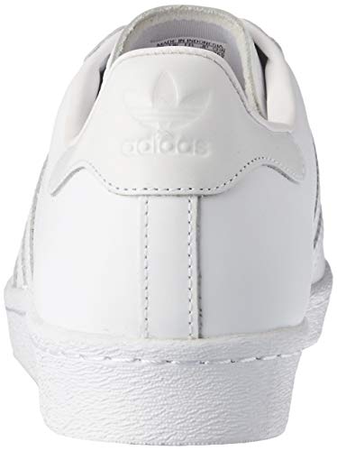 adidas Superstar 80S, Zapatillas para Hombre, Blanco (Footwear White/Footwear White/Core Black), 47 1/3 EU