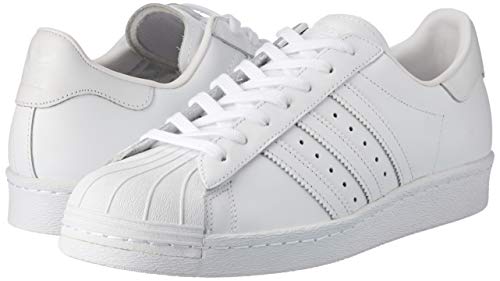 adidas Superstar 80S, Zapatillas para Hombre, Blanco (Footwear White/Footwear White/Core Black), 47 1/3 EU