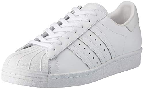 adidas Superstar 80S, Zapatillas para Hombre, Blanco (Footwear White/Footwear White/Core Black), 47 1/3 EU