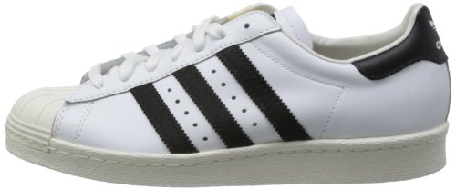 adidas Superstar 80S, Zapatillas para Hombre, White Core Black Chalk White G61070, 48 2/3 EU