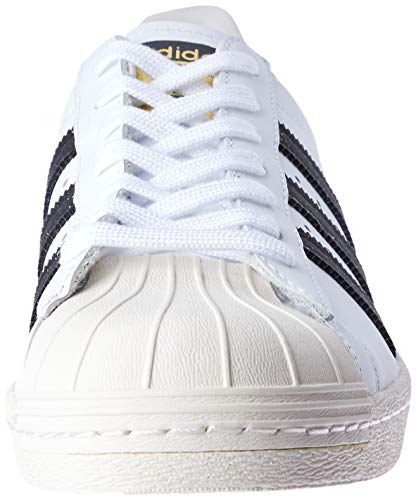 adidas Superstar 80S, Zapatillas para Hombre, White Core Black Chalk White G61070, 48 2/3 EU