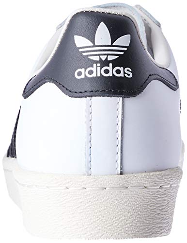 adidas Superstar 80S, Zapatillas para Hombre, White Core Black Chalk White G61070, 48 2/3 EU