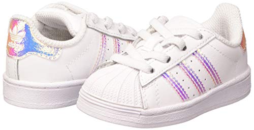 adidas Superstar EL, Sneaker Unisex-Baby, Footwear White Footwear White Footwear White, 24 EU