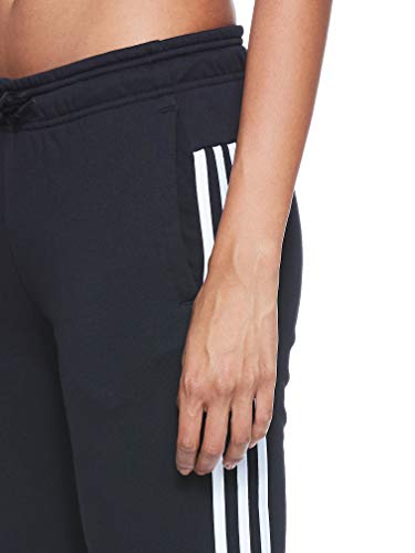 adidas W Must Haves 3-Stripe French Terry Pant Pantalones, Mujer, Negro (Black/White), XL