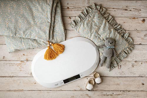 Adler - Báscula para bebé, Color Blanco, Multicolor, Talla única