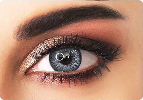 ADORE lentillas de contacto de color GRIS - PEARL GREY - cobertura media con efecto natural - 90 Días - Sin Graduación + estuche incluido