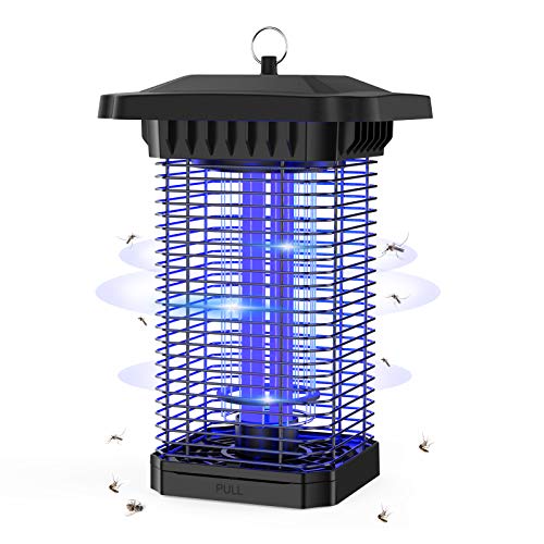 Aerb Lámpara Antimosquitos Eléctrico, LED Mosquito Lámpara Trampa, 18W de Luz UV, 4000V Potencia de Alto Voltaje, Matar Mosquitos, Moscas, Polillas, para hogar