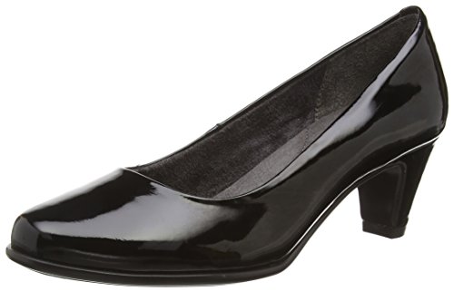 Aerosoles Red Hot, Zapatos de tacón Cerrados. para Mujer, Negro-Negro (Negro Patent), 36 2/3 EU