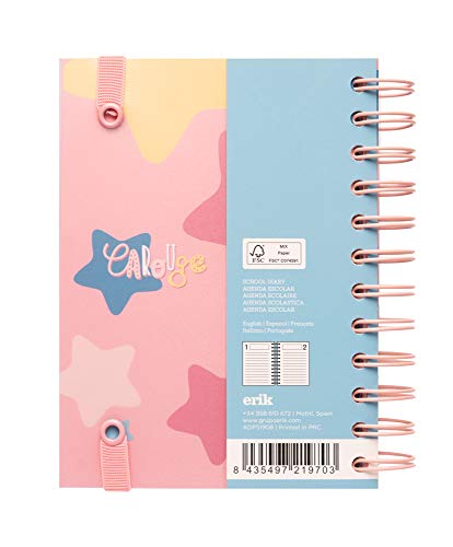 Agenda escolar 2019/2020 día página S Carouge