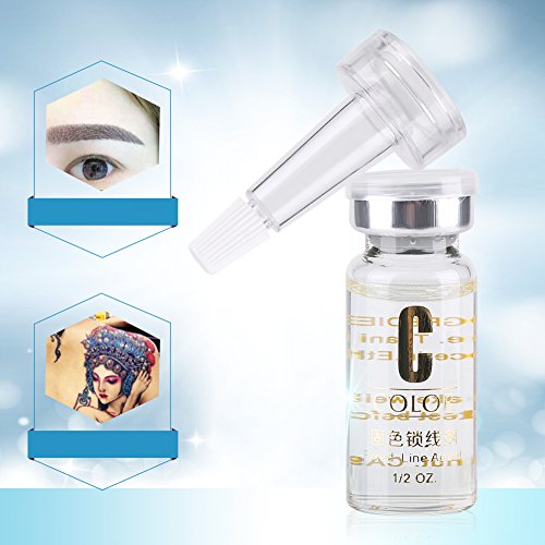 Agente de fijación de pigmento, Agente de fijación de pigmento de cejas microblading, Agua de reparación de tatuajes, Herramienta de tatuaje fluido de bloqueo de color de tinta